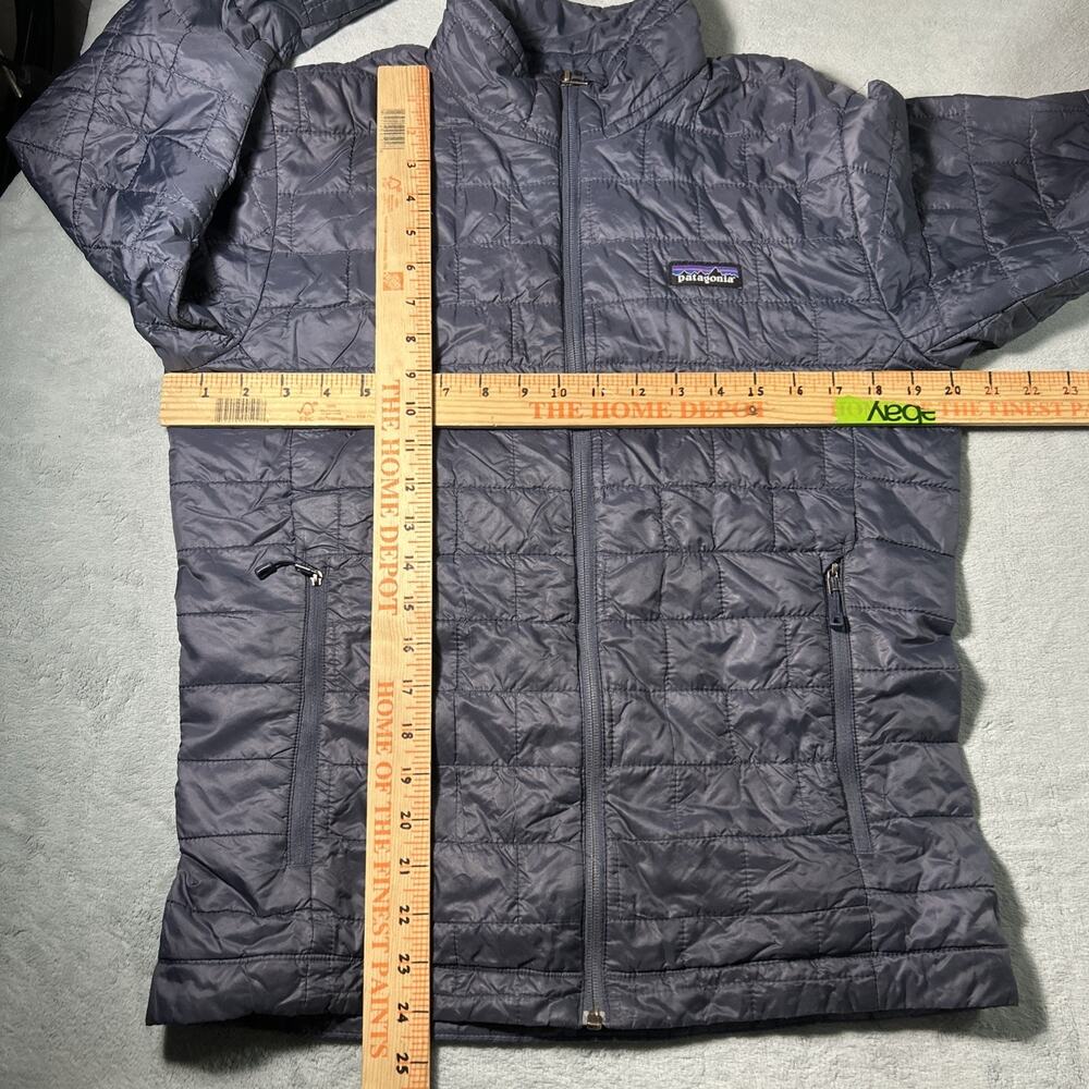 Patagonia Nano Puff Jacket Mens Small 84212 Navy Quilted Puffer Coat Outdoors - Picture 15 of 16